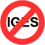 No IGES